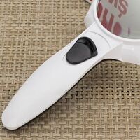 Magnifier with universal backlight, magnifying glass with handle 600556H-XX, diameter: 70 mm, magnification: 4X
