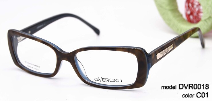 Plastic frames for glasses acetate material DIVERONA DVR0018