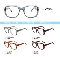 Plastic acetate eyeglasses frame for women WD1490