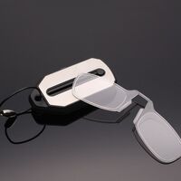 Plastic reading pince-nez glasses with case 6008, diopters from +1.00 to +3.00, RMC=62-64