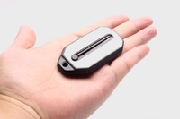 Portable folding pince-nez reading glasses in a keychain 001