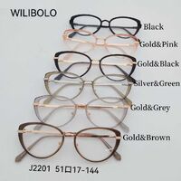 Оправа металл + TR90 ультратонкая женская с флексом Wilibolo J2201