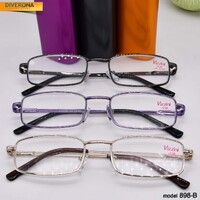 Metal eyeglasses with the tube Vizzini V898-B
