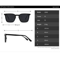 Пластиковые поляризационные солнцезащитные очки в круглой оправе Elit 10040-EL