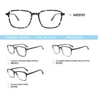 Plastic frames for glasses acetate material WD3131