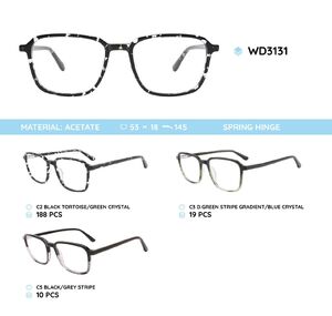 Plastic frames for glasses acetate material WD3131