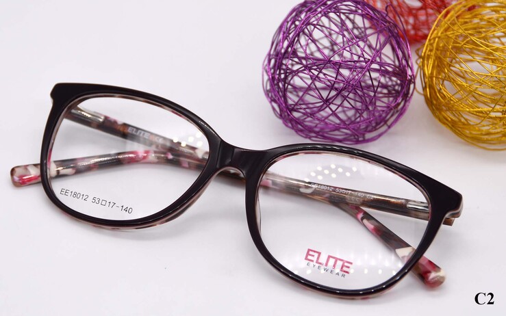 Plastic frames for glasses acetate material ELITE EE18012