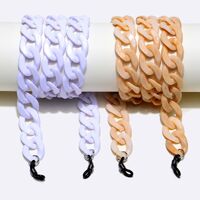 Acrylic non-slip chain, 2-piese set, for glasses and masks GM002