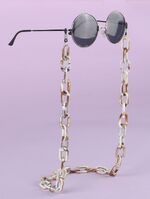 Acrylic non-slip eyeglasses chain GB057