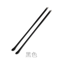 Наконечники на заушники пластиковые BY-15, длина 118 мм, круглое отверстие Ø1.4 мм