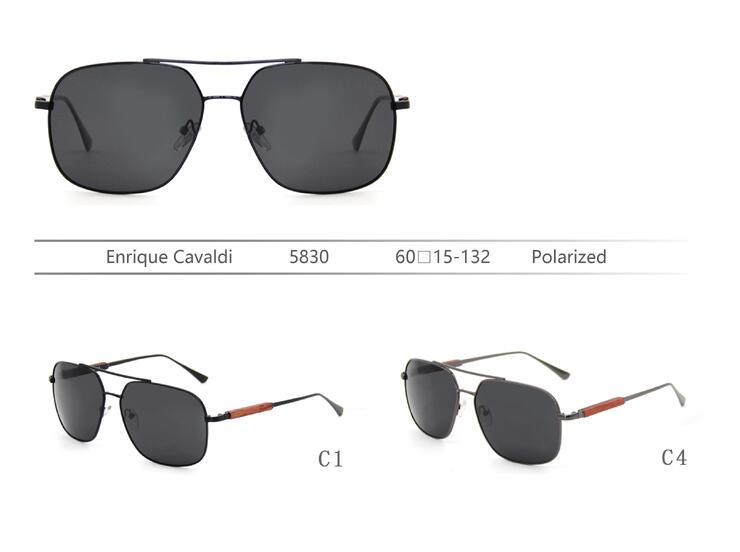 Polarized metal sunglasses Enrique Cavaldi EC5830