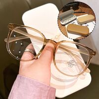 Plastic TR90 glasses with Blue ray cut protection, with case TR1144-加镜盒