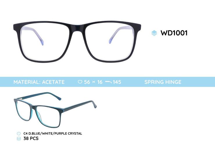 Plastic frames for glasses acetate material WD1001