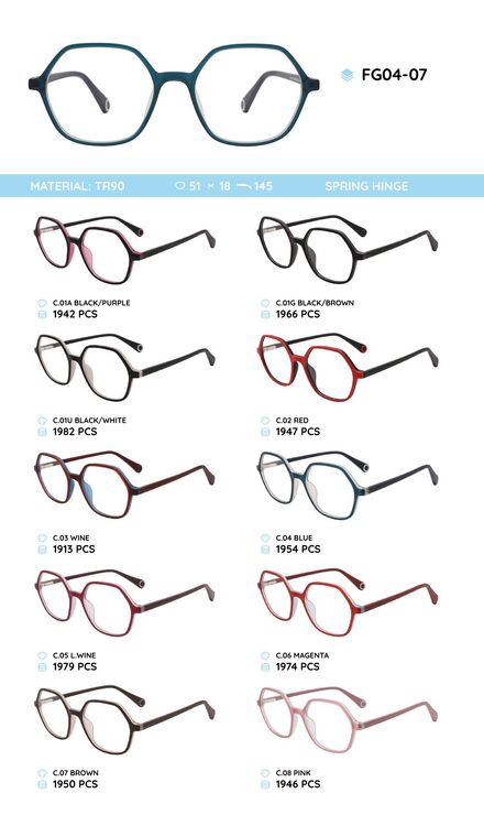 TR90 plastic frame for glasses FG04-07