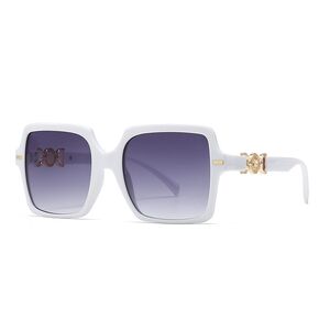 Plastic + metal square sunglasses Elit 4441-EL
