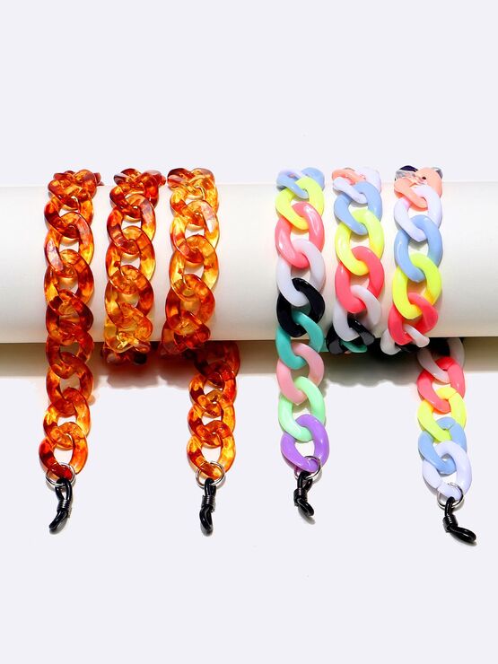 Fashion glasses chain with stars and moons GM006