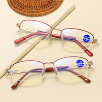 Metal eyeglasses for reading KY9011-9012, diopters from +1.00 to +4.00, PD62-64
