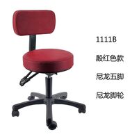 Стул вращающийся на колесиках с подъемником и водостойкими сиденьем и спинкой 1111B