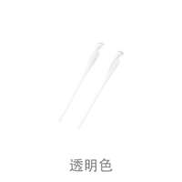 Наконечники на заушники силиконовые B21, длина 71 мм, круглое отверстие Ø1.4 мм