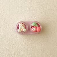 Mini soft contact lens kit retractable W-CT34兔樱桃结