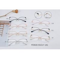 Оправа полуободковая комбинированная (металл + TR90) с линзами Blue Ray Cut MAMO F93026