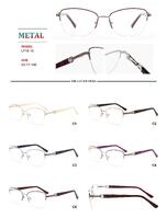 Nylor metal frames for glasses with spring hinges Big City LF1610