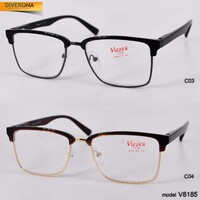 Men's metal eyeglasses Vizzini V8185-FABRIC COVER
