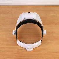 Binocular magnifier with backlight, magnifying glass with head mount 82000M-XX, magnification: 1X, 1,5X, 2X, 2,5X, 3,5X, 8X