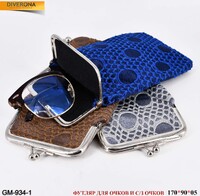 Cloth soft case for glasses with lock GM-934-1