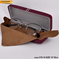 Men's napkin for glasses lens cleaning, high-density microfiber 579-16, 15*18cm