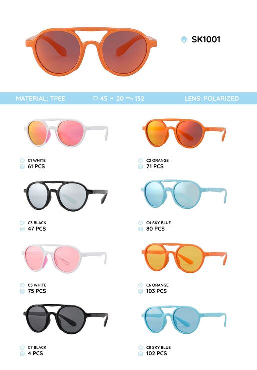 Acetate frames polaraized sunglasses SK1001