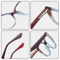 TR90 plastic frame or glasses with blue light protection, with spring hinges FA87224
