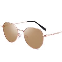 Очки металлические фотохромные с защитой от синего света 9639-2-GT