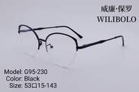 Nylor metal ultrathin frames Wilibolo, with spring hinges G95-230