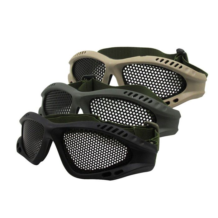 Mesh protective shockproof sports glasses, an alternative to corrective glasses