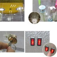 Стойка-витрина акриловая настольная вращающаяся для очков, оправ, футляров и аксессуаров 4802