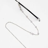 Металлическая нескользящая цепочка, c жемчугом, для очков и масок GL1896