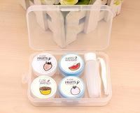 Mini set with contact lens cases XF-7, 2pcs