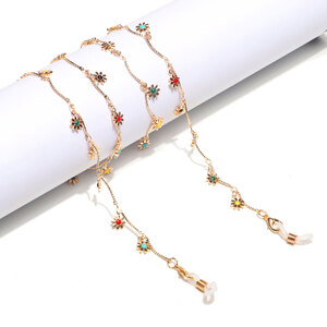 Металлическая цепочка для очков и масок с кулонами GL1151