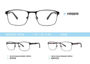 Металлическая оправа с дужками из пластика TR-90 MR0019