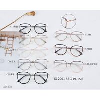 Combined frame (metal + TR90) with Blue Ray Cut protection lenses MAMO S12001