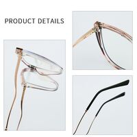 TR90 plastic frame or glasses with blue light protection, with spring hinges FA87112