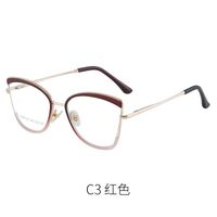 Combined frame (metal + TR90) or glasses with blue light protection, with spring hinges FA87105