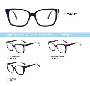 Plastic frames for glasses acetate material WD1311P