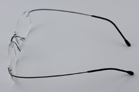 Elastic rimless metal silhouette eyeglasses for reading YL-006