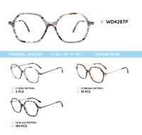 Plastic acetate eyeglasses frame for women WD4287P