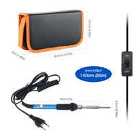 Набор паяльный, 54 предмета, с электрическим паяльником 60 Вт