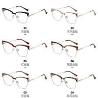 Combined frame (metal + TR90) or glasses with blue light protection, with spring hinges FA87267