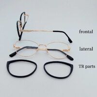 Metal + TR90 plastic ultrathin women's frames with spring hinges Wilibolo TR3083