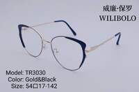 Metal +TR90 ultrathin women's frames with spring hinges Wilibolo TR3030